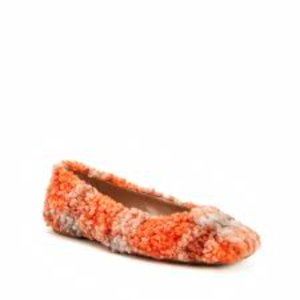 Katy Perry The Evie slip-on ballet flat Sandals Orange 7.5 and 8 NIB 78